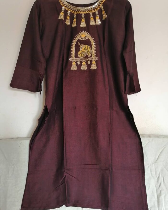 Samvedana Sequence work Kurti - Image 3